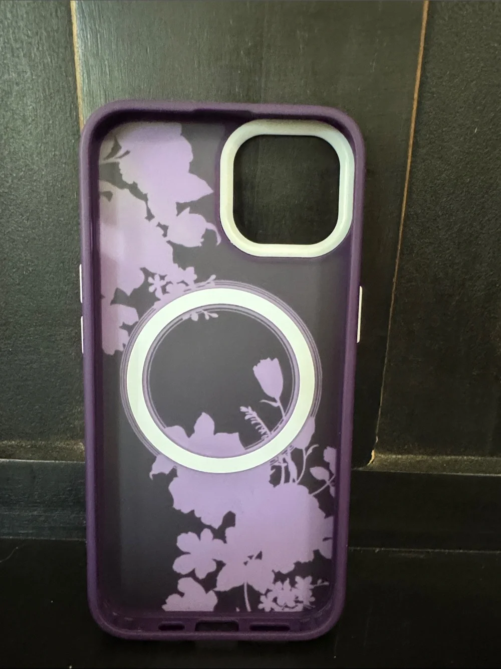 Purple Floral iPhone 14 Case